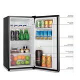 Wholesale-Vissani HVAR32BE 3.2 C.F Mini Refrigerator Black-Electro Vision Inc