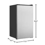 Wholesale-Vissani HVAR32SE Mini Refrigerator 3.2 CF in Stainless Steel ENERGY STAR-Mini Refrigerator-Electro Vision Inc