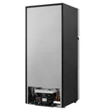 Wholesale-Vissani HVDR45PS Mini Refrigerator 4.5 CF 2-Door Platinum Steel w/ Freezer-Refrigerator-Electro Vision Inc