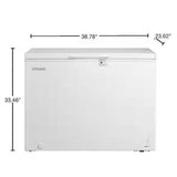 Wholesale-Vissani MDCF9WH Manual Chest Freezer 8.8 CF - White-Chest Freezer-Electro Vision Inc