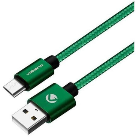 Wholesale-Volkano 20061-AGN Fashion series cable Type-C 1.8m - Apple Green-Electro Vision Inc