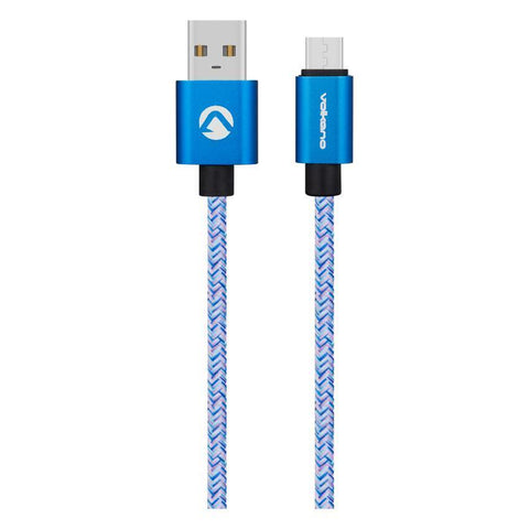 Wholesale-Volkano 20061-SBL Fashion series cable Type-C 1.8m - Sky-Blue-Electro Vision Inc