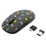 Wholesale-Volkano 20180-BLKGEO Tag Series 2.4G Wireless Optical Mouse-Electro Vision Inc