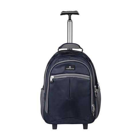 Wholesale-Volkano 7094-NVGR Orthopaedic Trolley Backpack 35L - Navy/ Grey-Electro Vision Inc