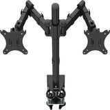Wholesale-Volkano VK-4007-BK Steady Duo series Dual Monitor Desk Mount 24"-Electro Vision Inc