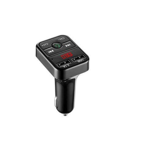Wholesale-Volkano VK-5035-FM FM Transmitter with QC3.0 Car Charger-Electro Vision Inc