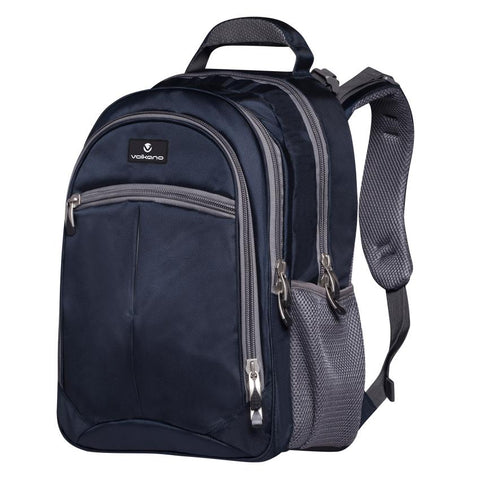 Wholesale-Volkano VK-7093-NVGR Orthopaedic Backpack 36L - Navy/ Grey-Electro Vision Inc