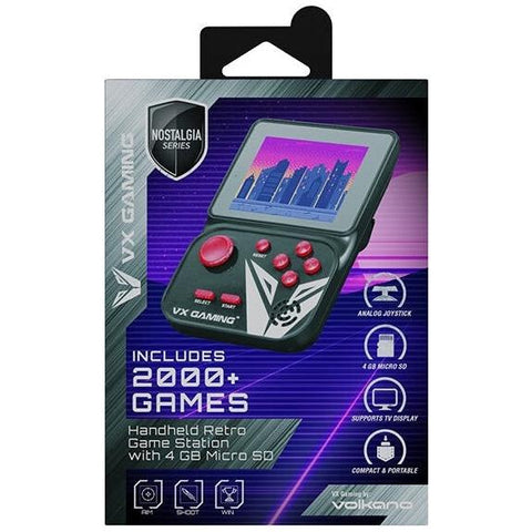Wholesale-Volkano VX Gaming VX 161- Handheld Retro Game Station with 2000 Classic Games-Electro Vision Inc