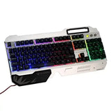 Wholesale-Volkano VX101BKSL Gaming Metal keyboard, Mouse, Mousepad Combo-Electro Vision Inc