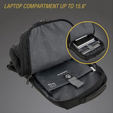Wholesale-VolkanoX 7138-BK Sphere 15.6" Laptop Backpack Black-Electro Vision Inc