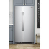 Wholesale-WHIRLPOOL WRS312SNHB 21CF.REFRIGERATOR BLACK-Refrigerators-Electro Vision Inc
