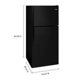 Wholesale-WHIRLPOOL WRT138FFDB REFRIGERATOR BLACK - 18 C.F-Electro Vision Inc
