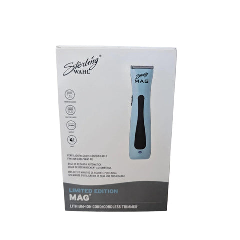 Wholesale-Wahl 3024488 Sterling Mag LI Trimmer Limited Edition Aqua/Black-Trimmer-Electro Vision Inc