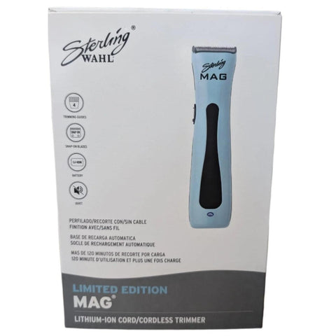 Wholesale-Wahl 3024488 Sterling Mag Trimmer Limited Edition - Aqua/Black-Men's Grooming-Electro Vision Inc