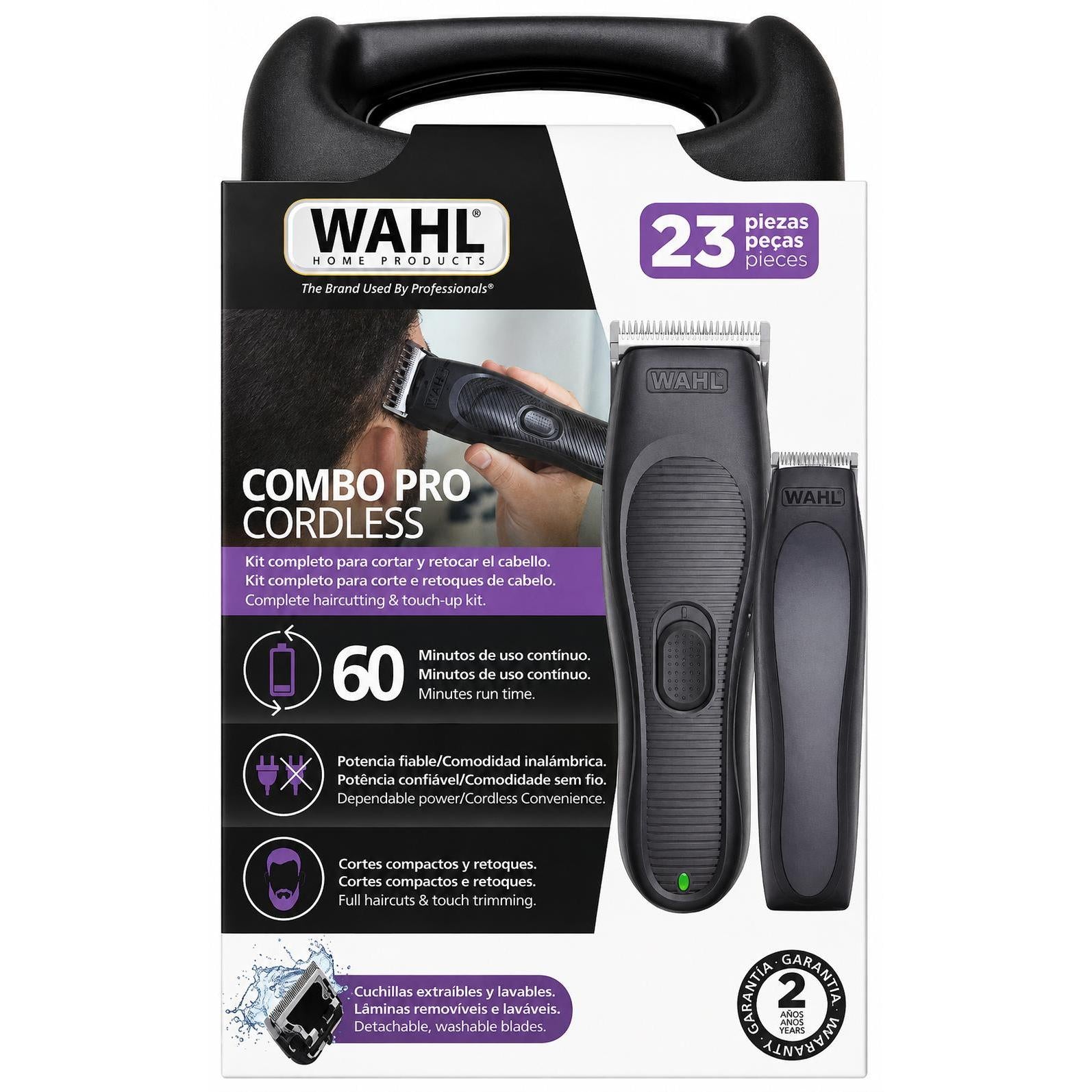 Wholesale-Wahl 3031362 Cordless Pro Combo MX/ROLA - WWV with US Plug-Hair Clipper & Trimmer Accessories-Electro Vision Inc