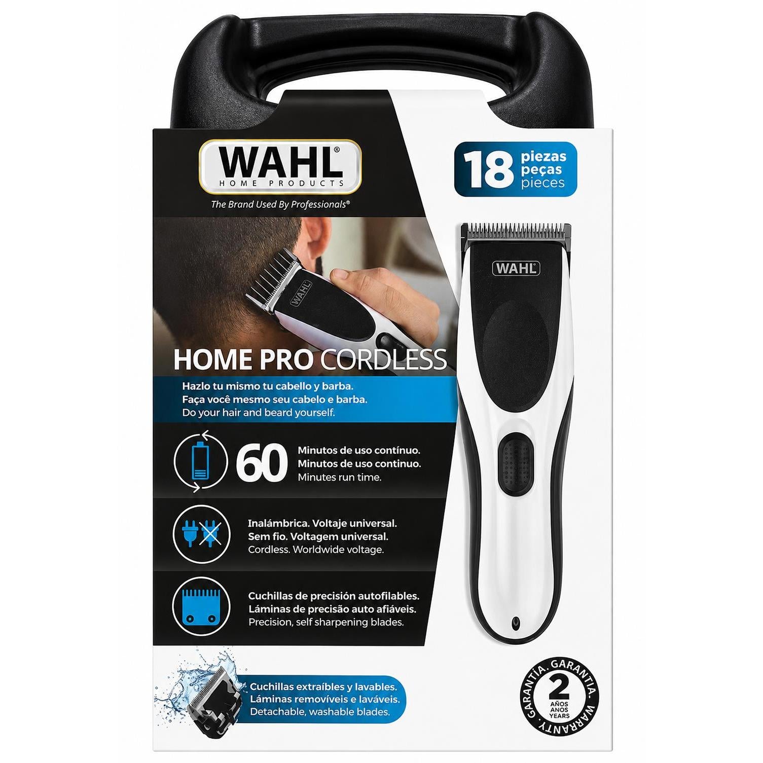 Wholesale-Wahl 3031364 HomePro Cordless MX/ROLA - WWV with US Plug-Hair Clipper & Trimmer Accessories-Electro Vision Inc