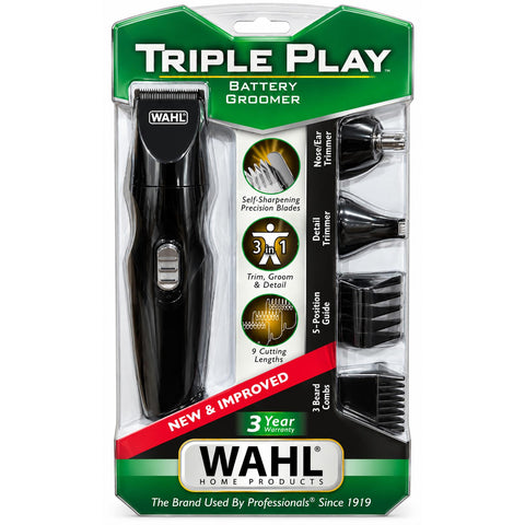 Wholesale-Wahl 5537-6701 Triple Play Battery Groomer-Grooming-Electro Vision Inc