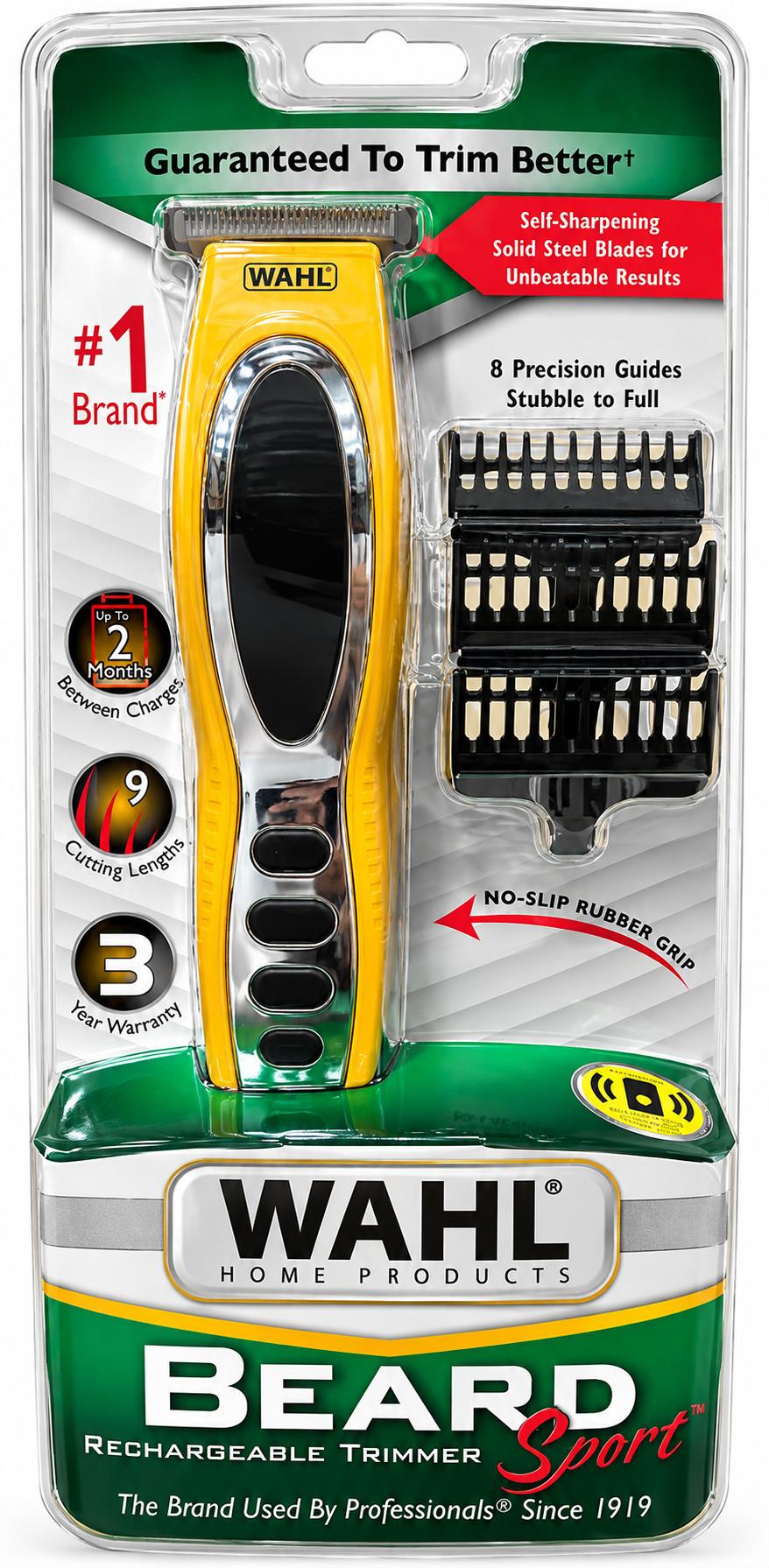 Wholesale-Wahl 5598-2301 Beard Sport Rechargeable Trimmer-Trimmer-Electro Vision Inc