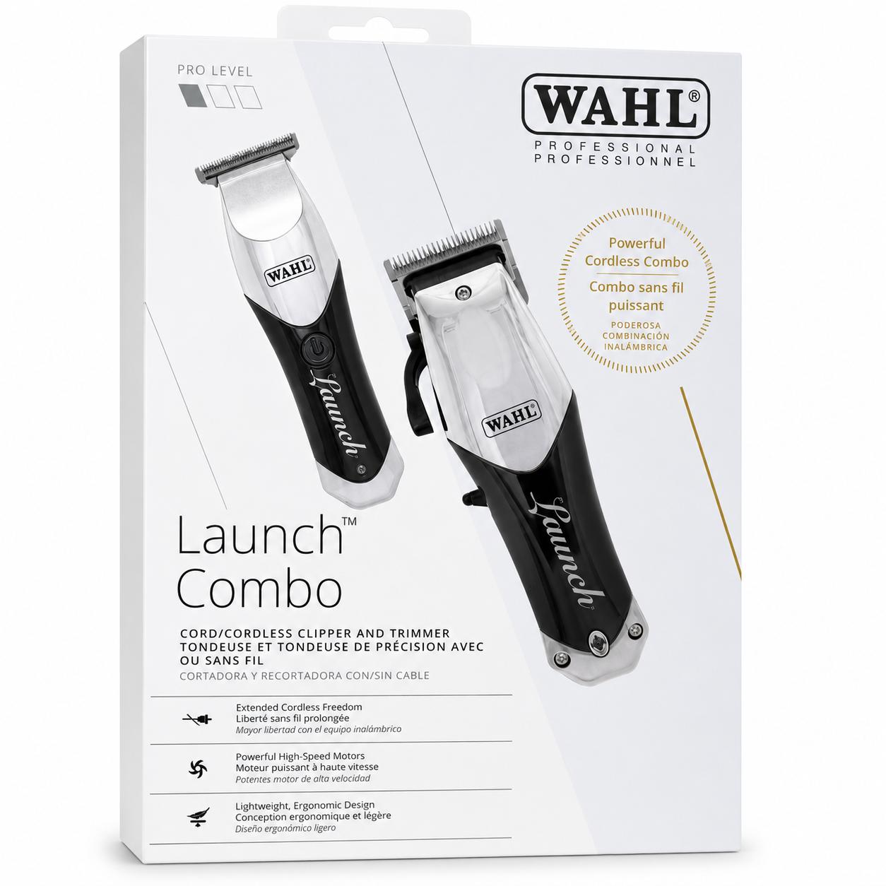 Wholesale-Wahl 8001 Launch Combo Cordless Clipper and Trimmer-Hair Clipper & Trimmer-Electro Vision Inc