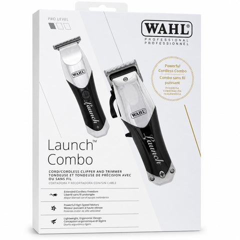 Wholesale-Wahl 8001 Launch Combo Cordless Clipper and Trimmer-Hair Clipper & Trimmer-Electro Vision Inc