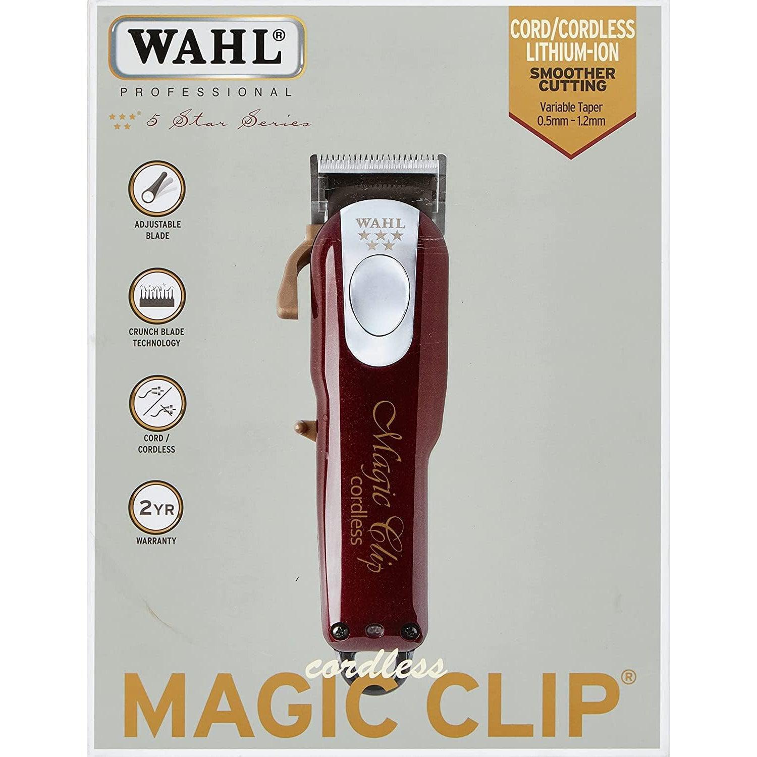 Wholesale-Wahl 8148-308 Professional 5 Star Magic Clip Cord Cordless Hair Clipper-Beauty and Grooming-Electro Vision Inc