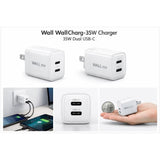 Wholesale-Wall Charger 35W Dual USB-C-Power Adapter & Charger Accessories-Electro Vision Inc