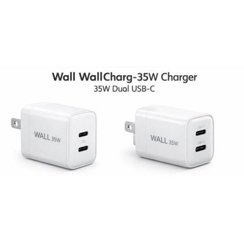 Wholesale-Wall Charger 35W Dual USB-C-Power Adapter & Charger Accessories-Electro Vision Inc