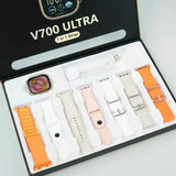Wholesale-WearFit Pro V700 Smart Watch Ultra 2 - 7 in 1 bands - 49mm-Electro Vision Inc