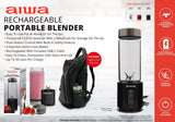 Aiwa WBL11004BLK Rechargeable Portable Blender