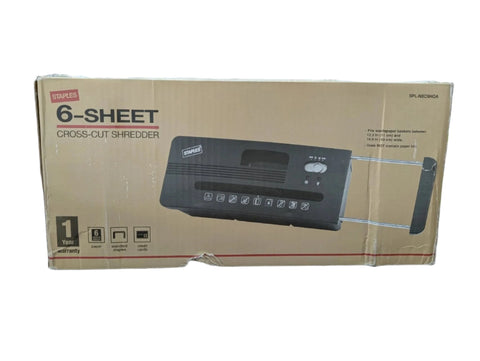 Staples 6 Sheet Shredder