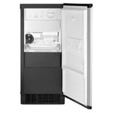Wholesale-Whirlpool 15 in 50 lb Ice Maker Stainless Steel WUI95X15HZ-Refrigerator-Electro Vision Inc