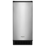 Wholesale-Whirlpool 15 in 50 lb Ice Maker Stainless Steel WUI95X15HZ-Refrigerator-Electro Vision Inc