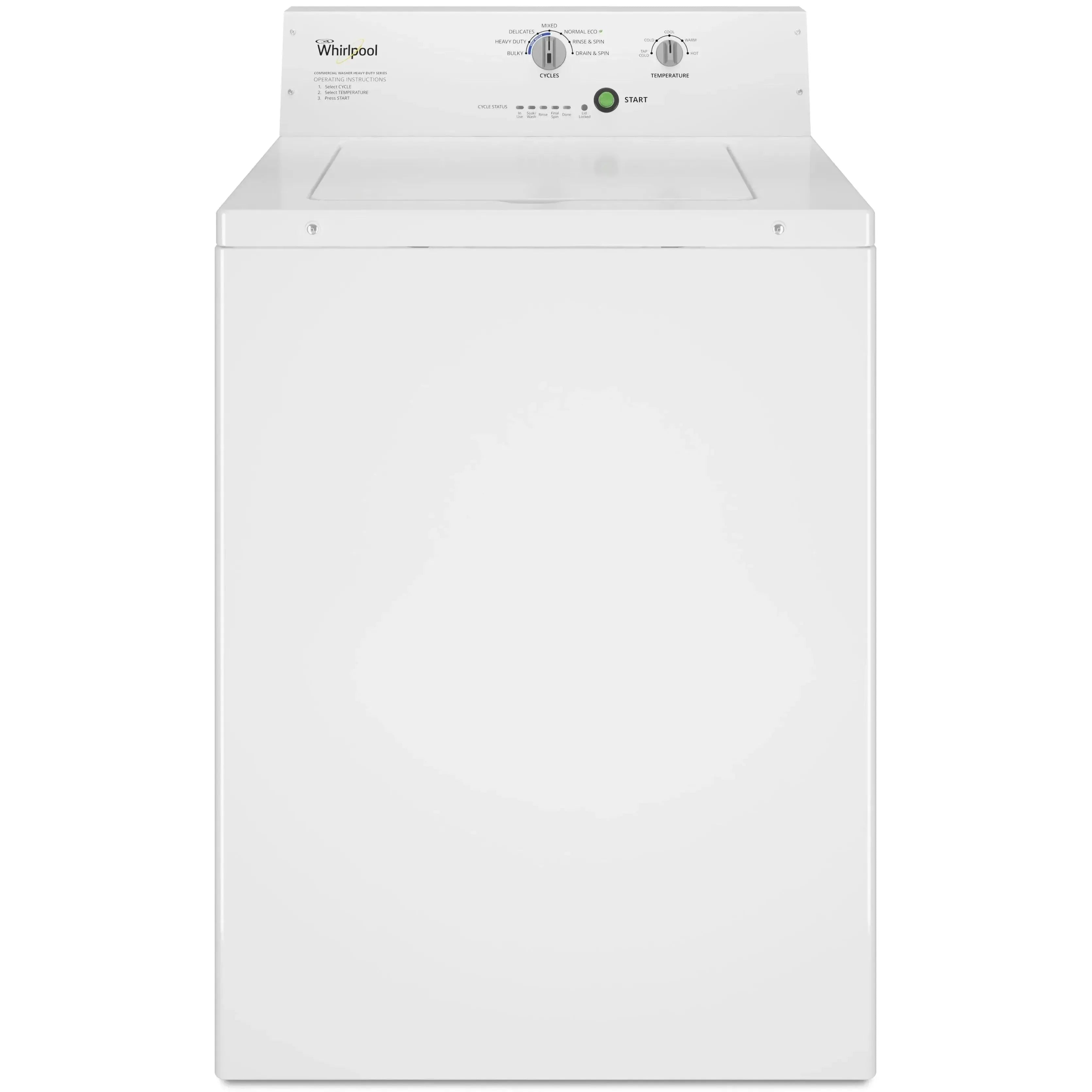 Wholesale-Whirlpool CAE2795FQ Top-Load Washer 27" - 3.3 CF-Electro Vision Inc