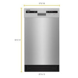 Wholesale-Whirlpool WDPS5118PM Dishwasher Stainless Steel-Dishwasher-Electro Vision Inc
