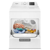 Wholesale-Whirlpool WED4107SW Electric Dryer with Adaptive Dry 7.0 cu. ft.-Dryer-Electro Vision Inc