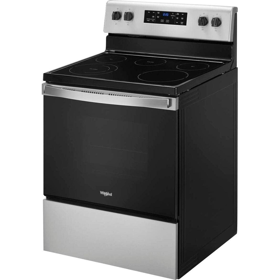 Wholesale-Whirlpool WFE505W0JS Electric Range 5.3 Cu Ft.-Electric Range-Electro Vision Inc