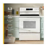 Wholesale-Whirlpool WFES3330RW Freestanding Electric Range White - 30"-Electro Vision Inc