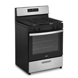 Wholesale-Whirlpool WFG320M0MS 5.1 Cu. Ft. Freestanding Gas Range with Broiler Drawer - Stainless Steel-Electro Vision Inc