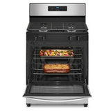 Wholesale-Whirlpool WFG320M0MS 5.1 Cu. Ft. Freestanding Gas Range with Broiler Drawer - Stainless Steel-Electro Vision Inc
