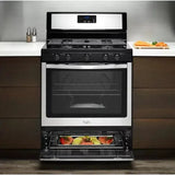 Wholesale-Whirlpool WFG505M0BS 5.1 Cf Freestanding Gas Range - Stainless steel-Gas Range-Electro Vision Inc