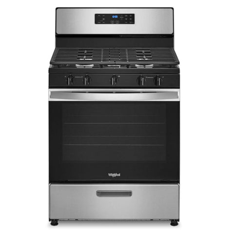 Wholesale-Whirlpool WFG505M0MS Freestanding Gas Range w/ Edge to Edge Cooktop 5.1 Cu. Ft.-Gas Range-Electro Vision Inc