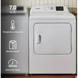 Wholesale-Whirlpool WGD4105SW Gas Dryer with AutoSensing 7.0 cu. ft.-Dryer-Electro Vision Inc