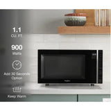 Wholesale-Whirlpool WMC30309LB Microwave Oven 0.9 cu ft Black-Microwave Ovens-Electro Vision Inc