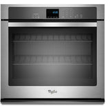 Wholesale-Whirlpool WOS51EC0HS 5.0 Cu. Ft. Smart Single Wall Oven with Touchscreen WOS51EC0H-Ovens-Electro Vision Inc