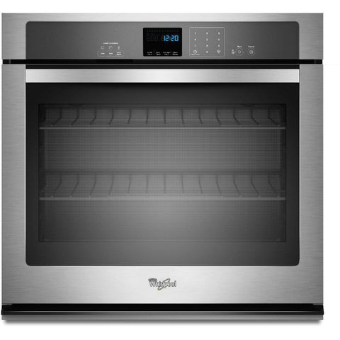 Wholesale-Whirlpool WOS51EC0HS 5.0 Cu. Ft. Smart Single Wall Oven with Touchscreen WOS51EC0H-Ovens-Electro Vision Inc