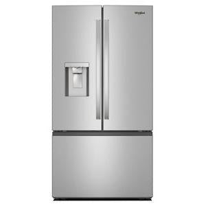 Wholesale-Whirlpool WRFF3536SZ French Door Refrigerator Water and Ice / Stainless Steel 36"-Refrigerator-Electro Vision Inc