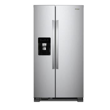 Wholesale-Whirlpool WRS315SDHM Side-By-Side Refrigerator 24 cf - 36"-Electro Vision Inc