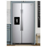 Wholesale-Whirlpool WRS315SDHZ Refrigerator 25 cu. ft. Stainless Steel 36"-Electro Vision Inc