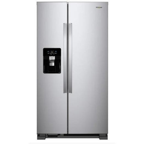 Wholesale-Whirlpool WRS315SDHZ Refrigerator 25 cu. ft. Stainless Steel 36"-Electro Vision Inc