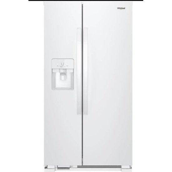 Wholesale-Whirlpool WRS321SDHW - 21 CF Side-by-Side Refrigerator White-Electro Vision Inc